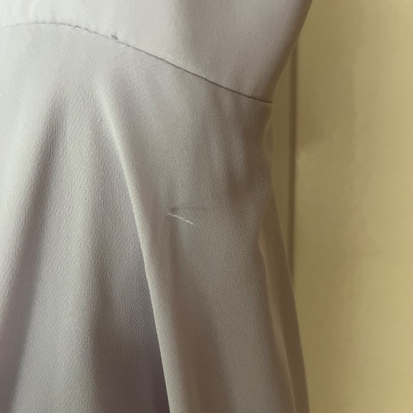 Lulu's Maxi Dress All About Love Lavender Light Purple Bridesmaid Dress No Slit - Picture 4 of 8